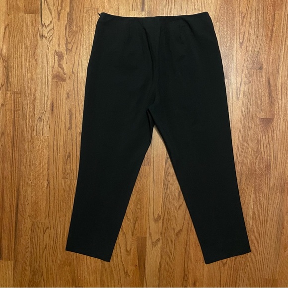 Lafayette 148 NY black size zip crop ankle pants size 14 - Picture 5 of 13